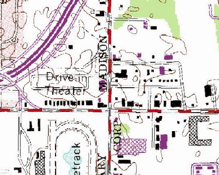 Galaxy Drive-In Theatre - Topo (newer photo)